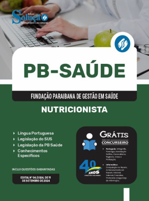 Apostila PB Saúde em PDF  - Nutricionista - Imagem 1