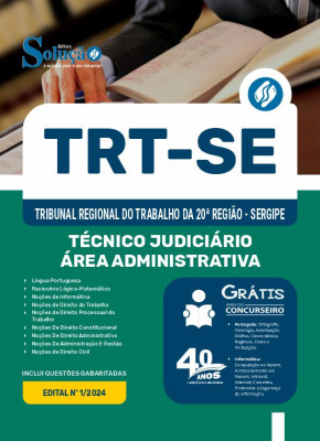 Apostila TRT-SE  - Técnico Judiciário - Área Administrativa - Imagem 3