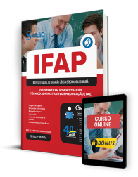 Capa Apostila IFAP  - Assistente em Administração - Técnico Administrativo em Educação (TAE)