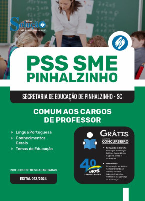 Apostila PSS SME Pinhalzinho - SC  - Comum aos Cargos de Professor - Imagem 3