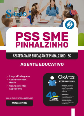 Apostila PSS SME Pinhalzinho - SC  - Agente Educativo - Imagem 3