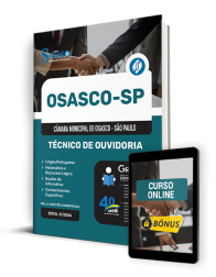 Capa Apostila Câmara de Osasco - SP  - Técnico de Ouvidoria