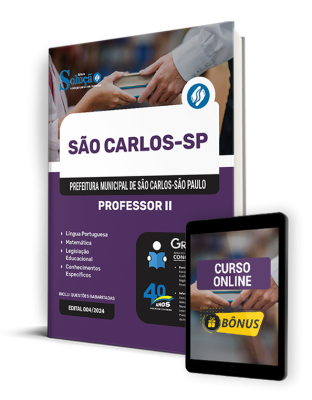 Apostila Prefeitura de São Carlos - SP  - Professor II - Imagem 1