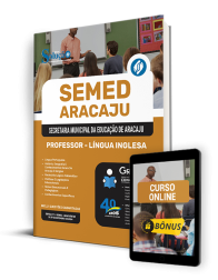 Capa Apostila SEMED Aracaju  - Professor - Língua Inglesa