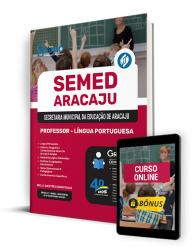 Capa Apostila SEMED Aracaju  - Professor - Língua Portuguesa