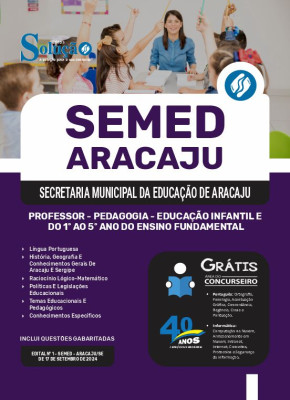 Apostila SEMED Aracaju  - Professor - Pedagogia - Educação Infantil e do 1º ao 5º ano do Ensino Fundamental - Imagem 3