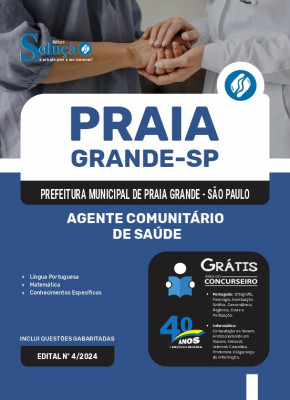 Apostila Prefeitura de Praia Grande - SP em PDF  - Agente Comunitário de Saúde - Imagem 1