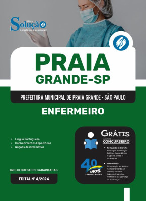 Apostila Prefeitura de Praia Grande - SP  - Enfermeiro - Imagem 3