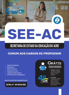 Apostila SEE-AC em PDF  - Comum aos Cargos de Professor - Imagem 1