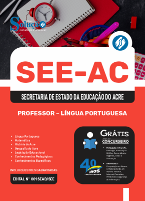 Apostila SEE-AC em PDF  - Professor - Língua Portuguesa - Imagem 1