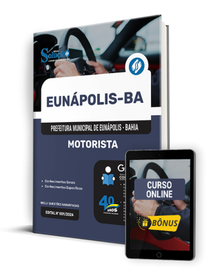 Apostila Prefeitura de Eunápolis - BA  - Motorista - Imagem 1