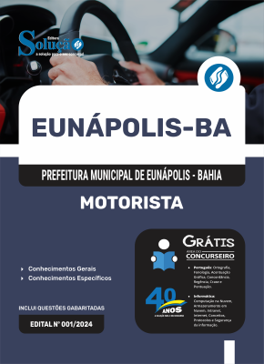 Apostila Prefeitura de Eunápolis - BA  - Motorista - Imagem 3
