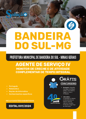 Apostila Prefeitura de Bandeira do Sul - MG  - Agente de Serviço IV - Monitor de Creche e de Atividade Complementar de Tempo Integral  - Imagem 3