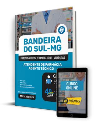 Apostila Prefeitura de Bandeira do Sul - MG  - Atendente de Farmácia - Agente Técnico I - Imagem 1