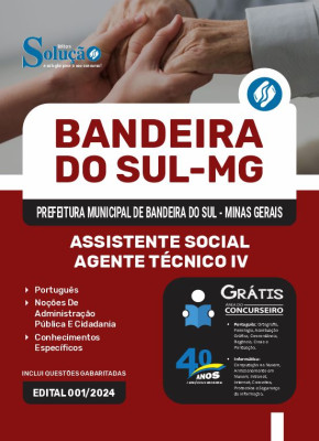 Apostila Prefeitura de Bandeira do Sul - MG  - Assistente Social - Agente Técnico IV - Imagem 3
