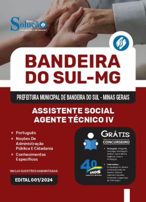 Apostila Prefeitura de Bandeira do Sul - MG em PDF  - Assistente Social - Agente Técnico IV - Imagem 1