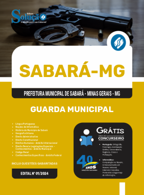 Apostila Prefeitura de Sabará - MG  - Guarda Municipal - Imagem 3