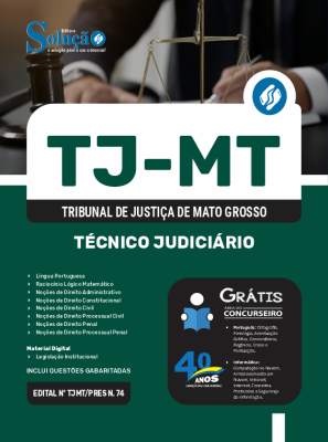 Apostila TJ-MT  - Técnico Judiciário - Imagem 3