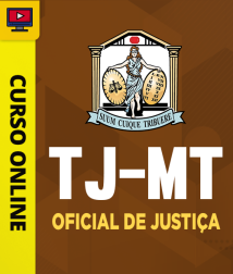 Capa Curso TJ-MT - Oficial de Justiça