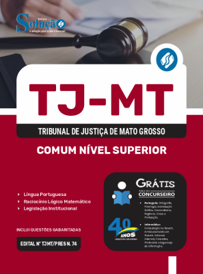 Apostila TJ-MT  - Comum Nível Superior - Imagem 3