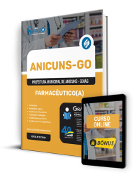 Capa Apostila Prefeitura de Anicuns - GO  - Farmacêutico(a)