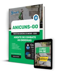 Capa Apostila Prefeitura de Anicuns - GO  - Agente de Combate às Endemias