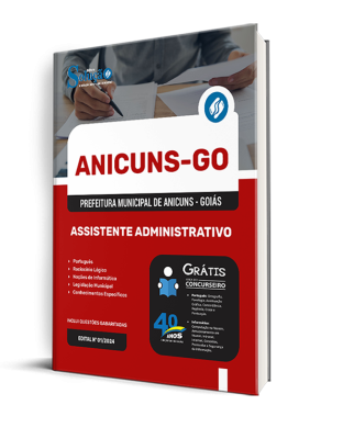 Apostila Prefeitura de Anicuns - GO  - Assistente Administrativo - Imagem 2