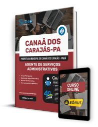 Capa Apostila Prefeitura de Canaã dos Carajás - PA  - Agente de Serviços Administrativos
