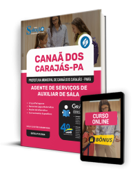 Capa Apostila Prefeitura de Canaã dos Carajás - PA  - Agente de Serviços de Auxiliar de Sala