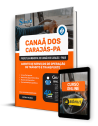 Capa Apostila Prefeitura de Canaã dos Carajás - PA  - Agente de Serviços de Operação de Trânsito e Transporte