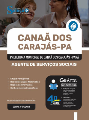 Apostila Prefeitura de Canaã dos Carajás - PA em PDF  - Agente de Serviços Sociais - Imagem 1