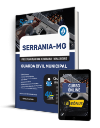 Capa Apostila Prefeitura de Serrania - MG  - Guarda Civil Municipal