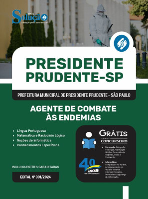 Apostila Prefeitura de Presidente Prudente - SP  - Agente de Combate às Endemias - Imagem 3