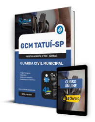 Capa Apostila Prefeitura de Tatuí - SP  - Guarda Civil Municipal