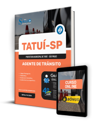 Capa Apostila Prefeitura de Tatuí - SP  - Agente de Trânsito