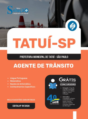Apostila Prefeitura de Tatuí - SP  - Agente de Trânsito - Imagem 3