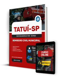 Capa Apostila Prefeitura de Tatuí - SP  - Bombeiro Civil Municipal