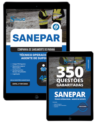 Combo SANEPAR Técnico Operacional - Agente de Suporte - Imagem 1