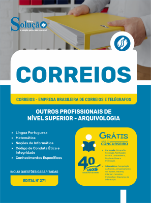 Apostila CORREIOS  - Outros Profissionais de Nível Superior - Arquivologia - Imagem 3