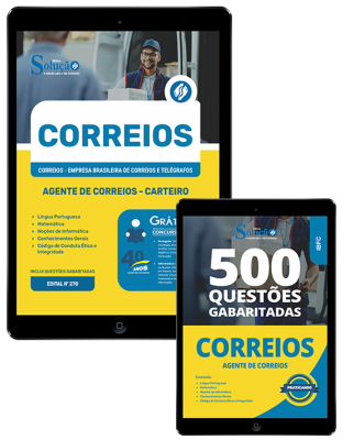 Combo CORREIOS Agente de Correios - Carteiro - Imagem 1