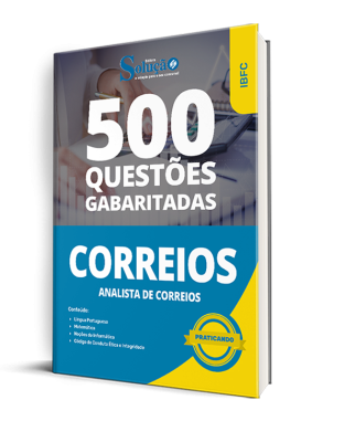 Caderno de Questões CORREIOS - Analista de Correios - 500 Questões Gabaritadas - Imagem 1
