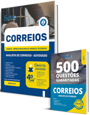 Combo CORREIOS - Analista de Correios - Advogado - Imagem 1