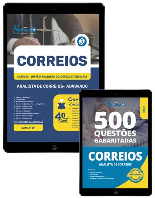Combo CORREIOS Analista de Correios - Advogado - Imagem 1