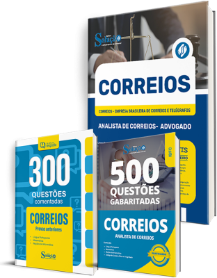 Combo CORREIOS (3 em 1) - Analista de Correios - Advogado (Apostila + Questões Gabaritadas + Comentadas) - Imagem 1