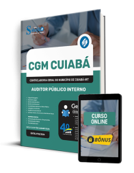 Capa Apostila CGM Cuiabá - MT  - Auditor Público Interno