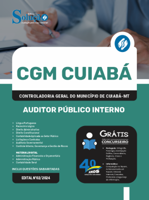 Apostila CGM Cuiabá - MT  - Auditor Público Interno - Imagem 3