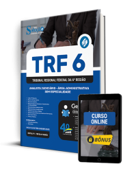 Capa Apostila TRF-6  - Analista Judiciário - Área: Administrativa - Sem Especialidade