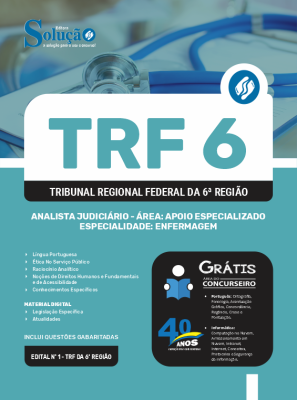 Apostila TRF-6  - Analista Judiciário - Área: Apoio Especializado - Especialidade: Enfermagem - Imagem 3