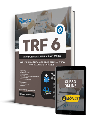 Apostila TRF-6  - Analista Judiciário - Área: Apoio Especializado - Especialidade: Estatística - Imagem 1