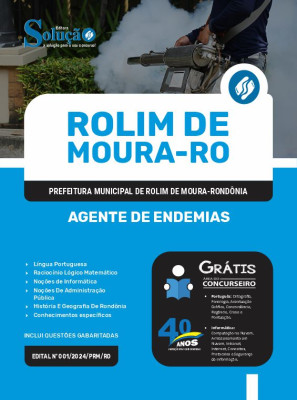 Apostila Prefeitura de Rolim de Moura - RO  - Agente de Endemias - Imagem 2